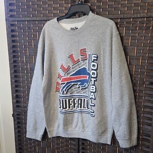 Gray Buffalo Football Sweater